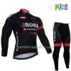 Radbekleidung Radtrikot Langarm + Lang Radhose 2017 Bora-Hansgrohe Kinder N003